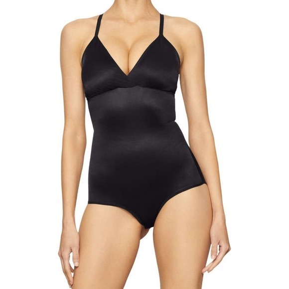Skims Barely There Shapewear Bodysuit Onyx Black Size L NWT - Picture 1 of 11